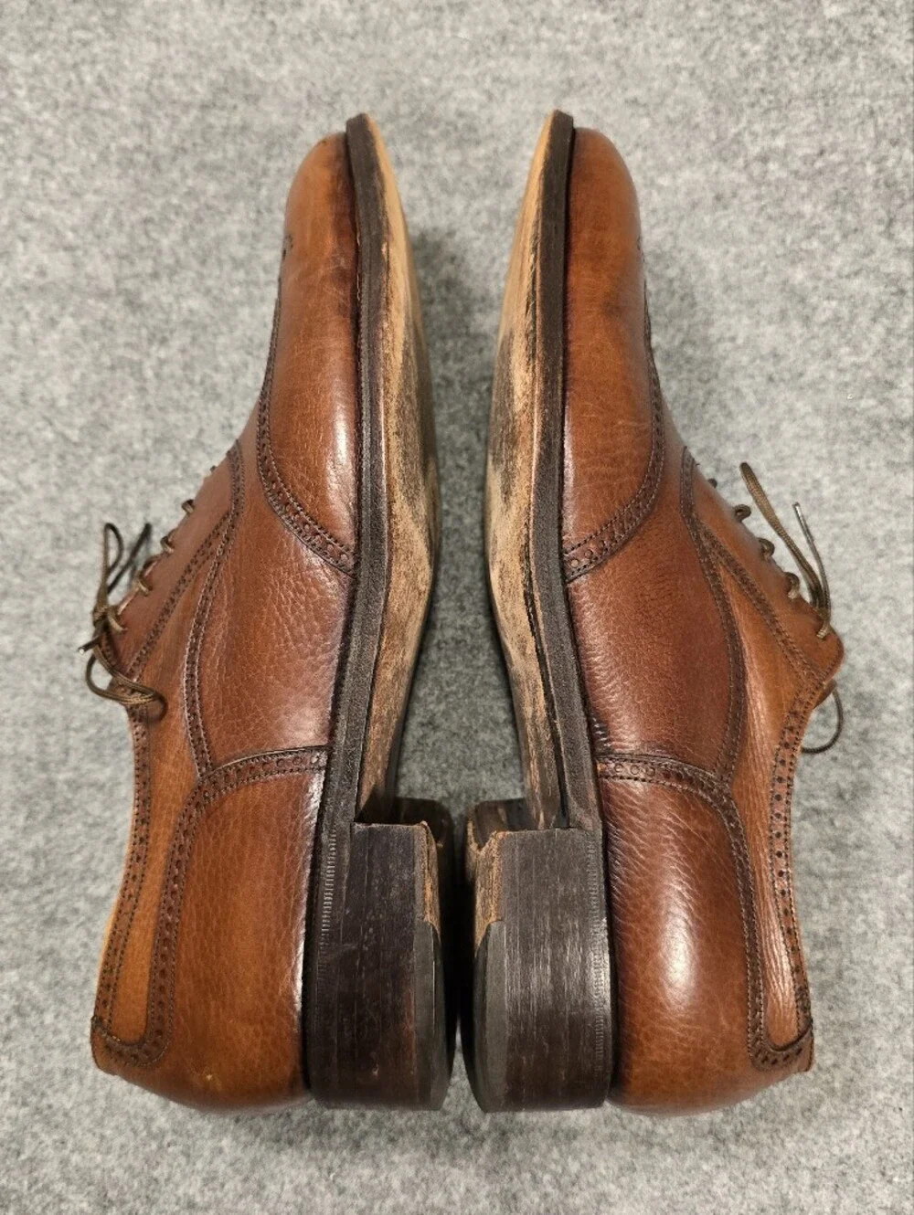 The Royal Imperial Florsheim Shoe Classic Brown Wingtip Leather Dress Shoes